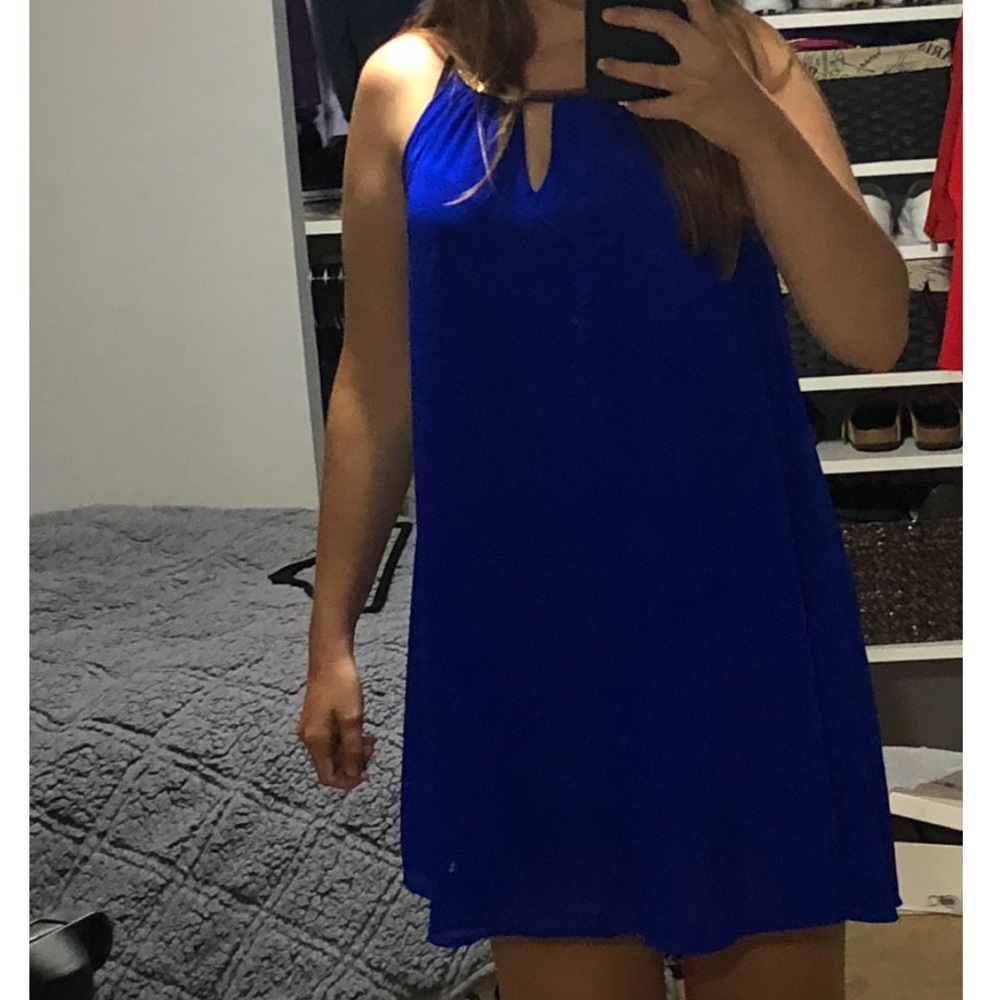 Royal Blue Shift Dress